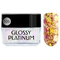 Гель-лак Glossy Platinum, №105 Duochrome, 5 мл