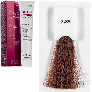 BZ 7.85 махагоново-коричневый блондин Крем-краска "Baco Color"100мл