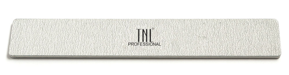Пилка для ногтей TNL широкая 80/120 хит продаж (серая) в индив. упаковке