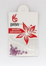 Стразы керамические жемчужные, цв. фиолетовый