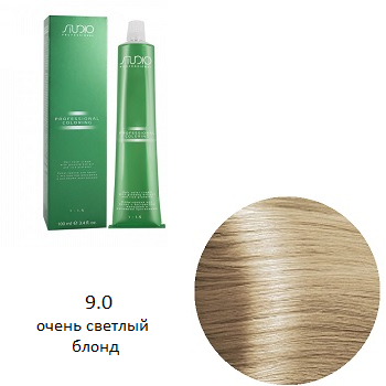 S 9.0 Крем-краска д/волос с экстрактом женьшеня и рисовыми протеинами линии Studio,100мл