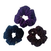 Резинка для волос большая бархатная цвета в ассортименте LT-9696