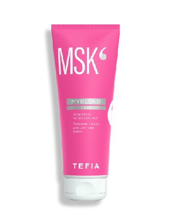 Розовая маска для светлых волос, 250 мл. MYBLOND