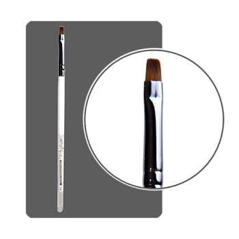 ФП Кисть гелевая с прозрачной ручкой №5 прямая