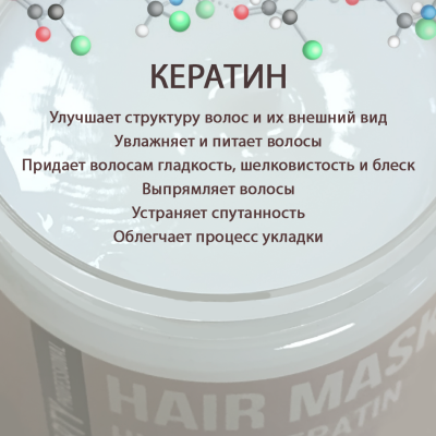SIMPARTY Маска для интенсивного питания и увлажнения волос HYDRA KERATIN SOS-MASK 500мл