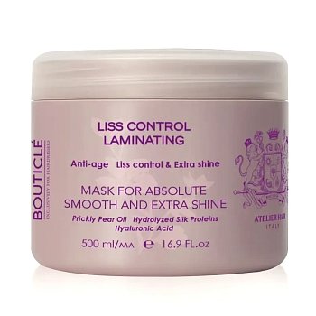 Бутикле Разглаживающая ламинирующая маска 500 мл Liss control laminating mask