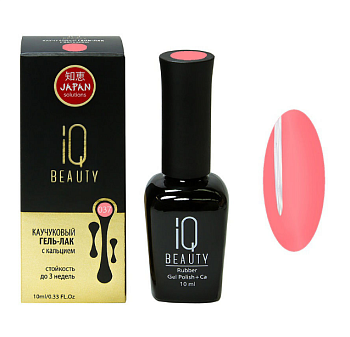 IQ BEAUTY Каучуковый гель-лак с кальцием 10 мл. (037)