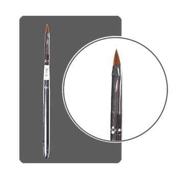 ФП Кисть для акрила красный соболь трансформер №2 