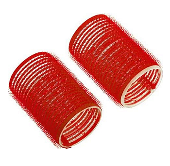 Riff Бигуди-липучки красные 12шт(36/63мм)