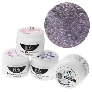 Гель 4D для лепки ARTGel  "IRISK" ,5 г (14 Серебро)