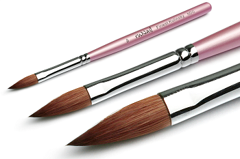 Кисть д/акрила ruNail Finest Kolinsky NDO №8