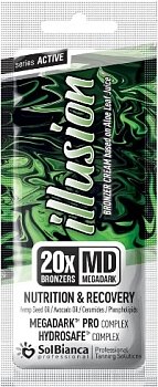 SolBianca Крем д/загара "Illusion" 20*bronzer с мас.семян конопли,авокадо,церамидами и фосфолип,15мл