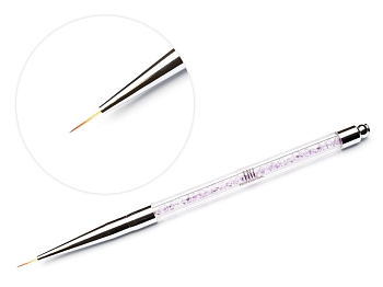 Кисть для рисования TNL - 00 (с сиреневыми кристаллами)