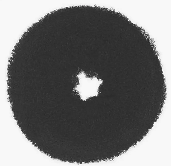 Валик d10см круглый сетка черный