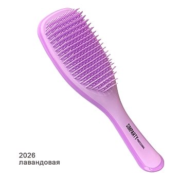 SIMPARTY  Щетка массажная вогнутая, лавандовая  2026