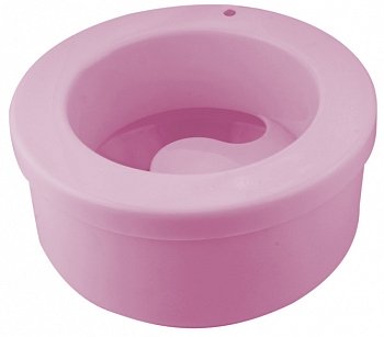 Yoko Ванночка для маникюра КРУГЛАЯ РОЗОВАЯ 