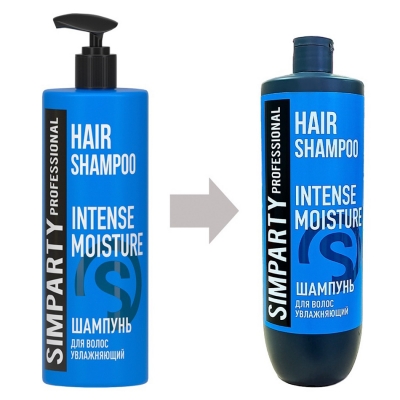 SIMPARTY Шампунь для волос увлажняющий INTENSE MOISTURE 1000мл
