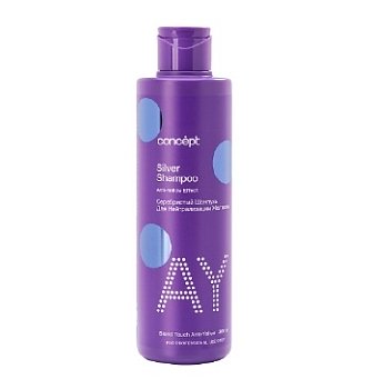Concept Серебристый шампунь для светлых оттенков, 300 мл 