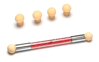 Аэропуффинг-аппликатор для градиента TNL с красными кристаллами