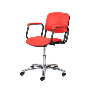 Кресло парикмахерское Контакт пневматика хром