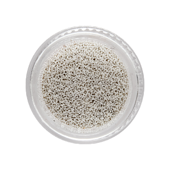 ФП Бульонки для дизайна металл., 0,4 мм, цв. серебро