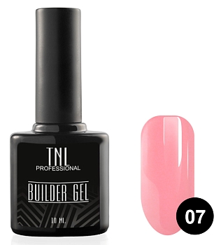 Моделирующий гель Builder Gel TNL №07 камуфлирующий розовый (10 мл.)