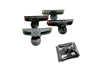 Dewal зажим CL 2207 "бабочка"большой,черный пластик