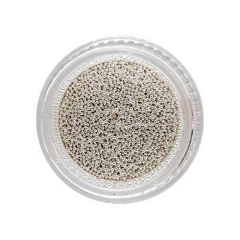 ФП Бульонки для дизайна металл., 0,6 мм, цв. серебро