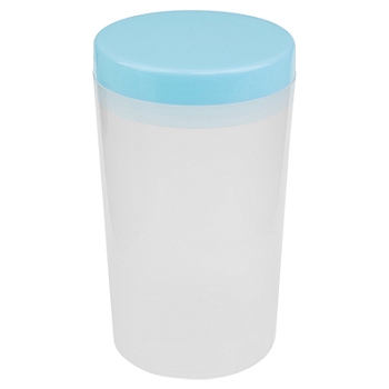 Подставка-стакан для мытья кистей (07 Голубая крышка)
