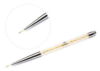 Кисть для рисования TNL - 00 (с золотыми кристаллами)