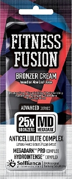 SolBianca Крем д/загара "Fitness Fusion" 25*bronzer с кофеином, экстрактами арники и папайи,15мл