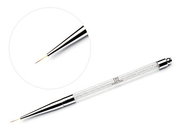 Кисть для рисования TNL - 00 (с серебряными кристаллами)