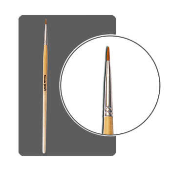 ФП Кисть для дизайна нейлоновая круглая №00 5 мм