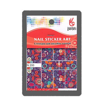 Слайдер-дизайн "Цветочный принт" N200