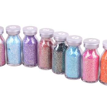 Глиттер в стеклянной бутылочке (в ассорт.)