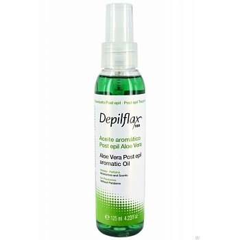 Depilflax Масло ALOE VERA для снятия остатков воска 125 мл.