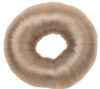 Валик d8см круглый из искусственных волос блонд