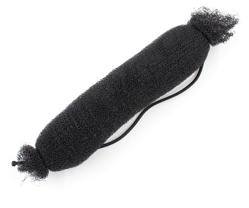 Валик 22см сетка с резинкой и кнопкой черный