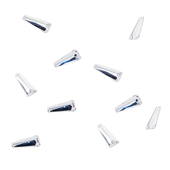 Стразы  Алмазы, 10шт.( 12 Трапеция 1*2*5) 