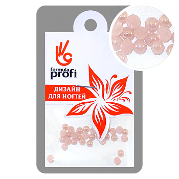 Стразы керамические жемчужные, цв. лиловый