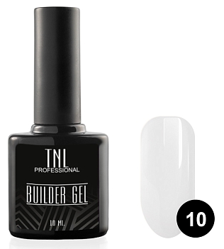 Моделирующий гель Builder Gel TNL №10 камуфлирующий белый (10 мл.)