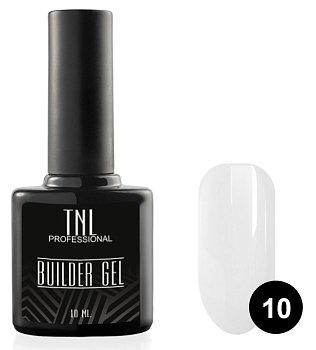 Моделирующий гель Builder Gel TNL №10 камуфлирующий белый (10 мл.)