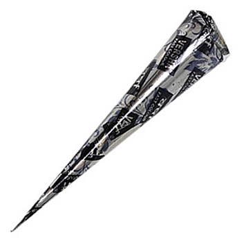 Хна для мехенди в конусе, 25 гр. (01 черная)