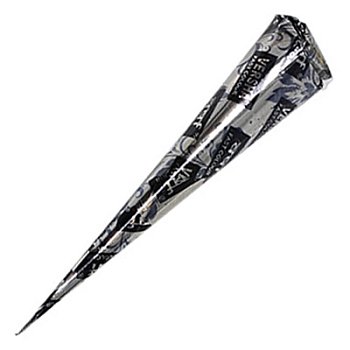 Хна для мехенди в конусе, 25 гр. (01 черная)