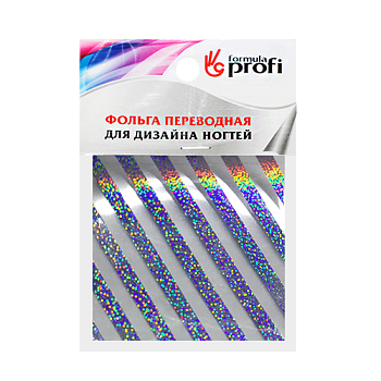 ФП Фольга переводная с рисунком "полоски" голография