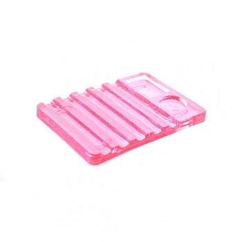 Подставка для кистей TNL розовая