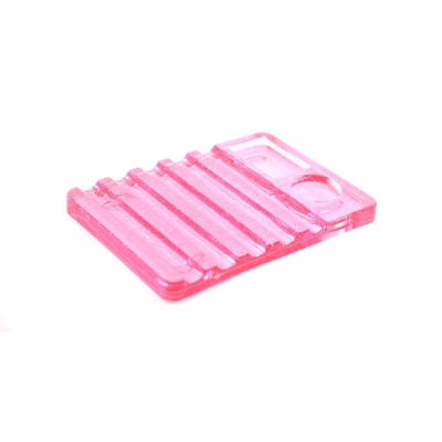 Подставка для кистей TNL розовая