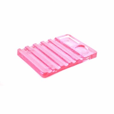 Подставка для кистей TNL розовая