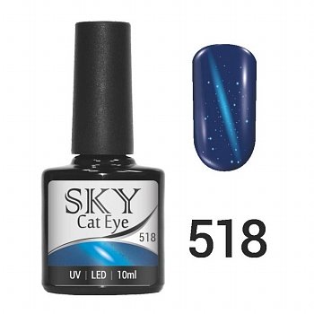 № 518 Гель-лак  CAT EYE SKY 10мл