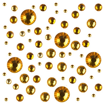 Стразы цветные микс размеров в баночке (11 Микс Topazt) IRISK